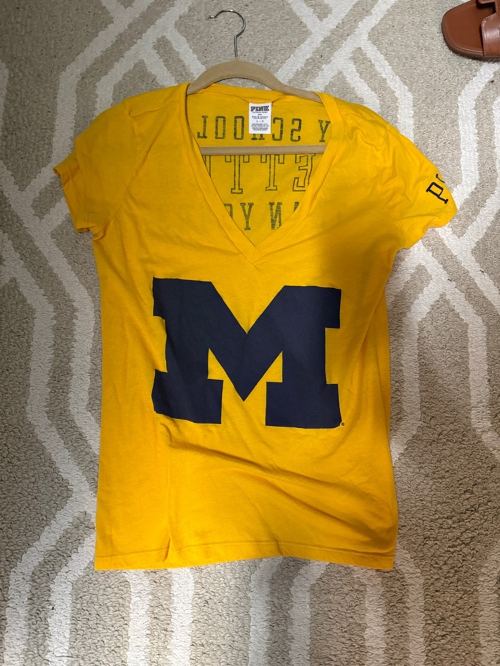PINK by Victoria's Secret Yellow Graphic Tee